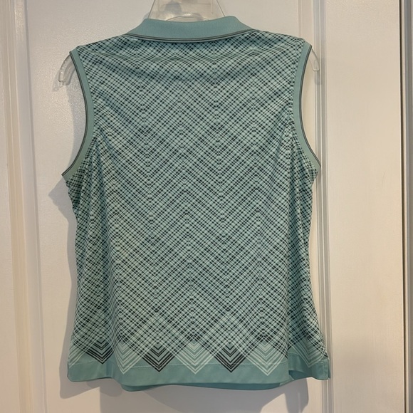 Tail Sleeveless Zip Front Golf Shirt Tank Starfire Country Club Scottsdale AZ L - Picture 6 of 7
